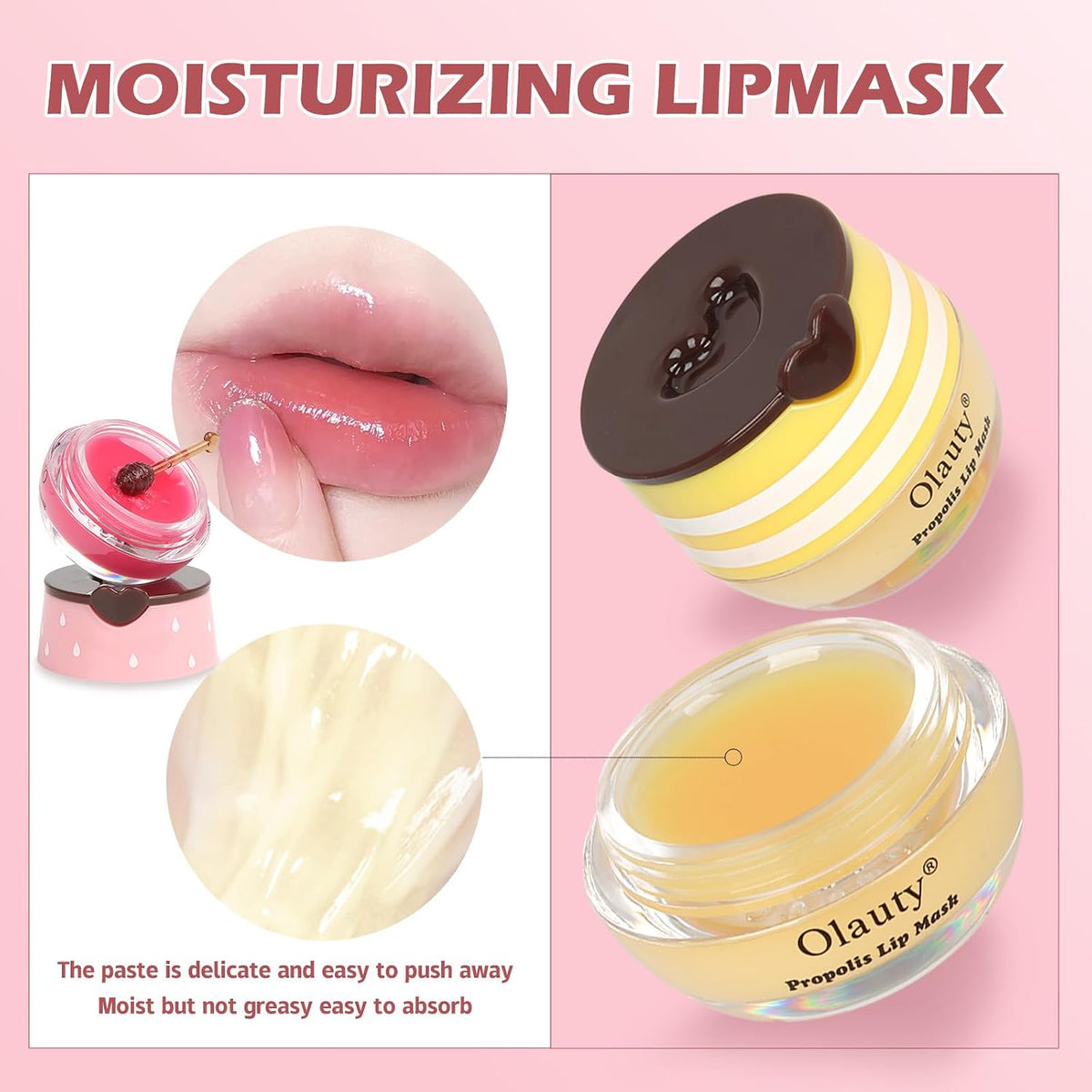 Bee Honey Pot Lip Mask – Hydrating Lip Care | 3, 6 & 8 PCS