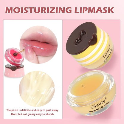 Bee Honey Pot Lip Mask – Hydrating Lip Care | 3, 6 & 8 PCS