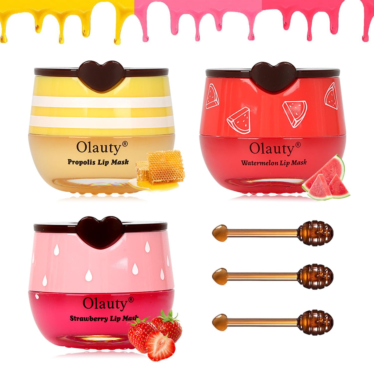 Bee Honey Pot Lip Mask – Hydrating Lip Care | 3, 6 & 8 PCS