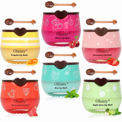 Bee Honey Pot Lip Mask – Hydrating Lip Care | 3, 6 & 8 PCS