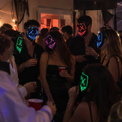 Voice-Activated LED Purge Mask