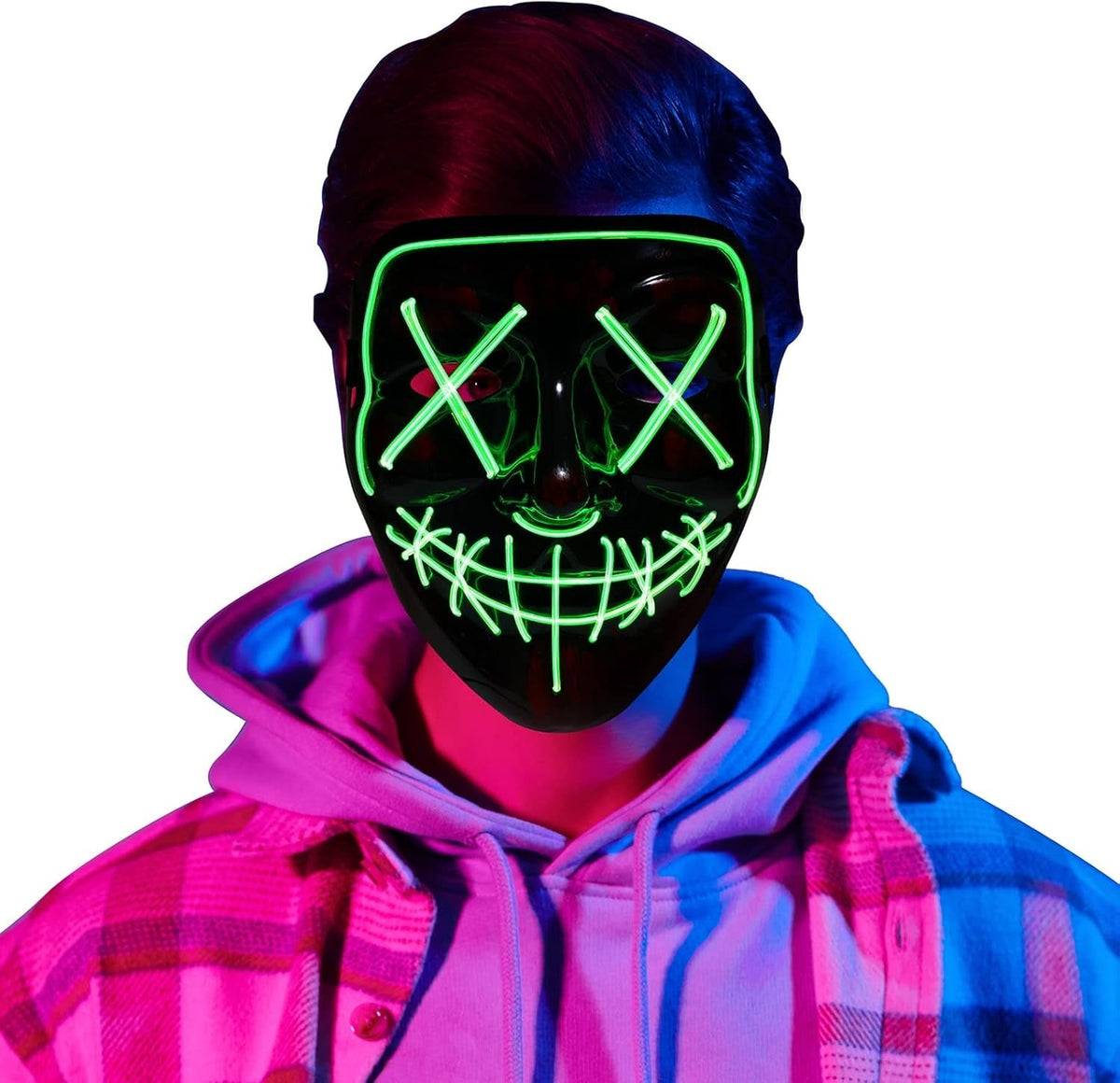 Voice-Activated LED Purge Mask