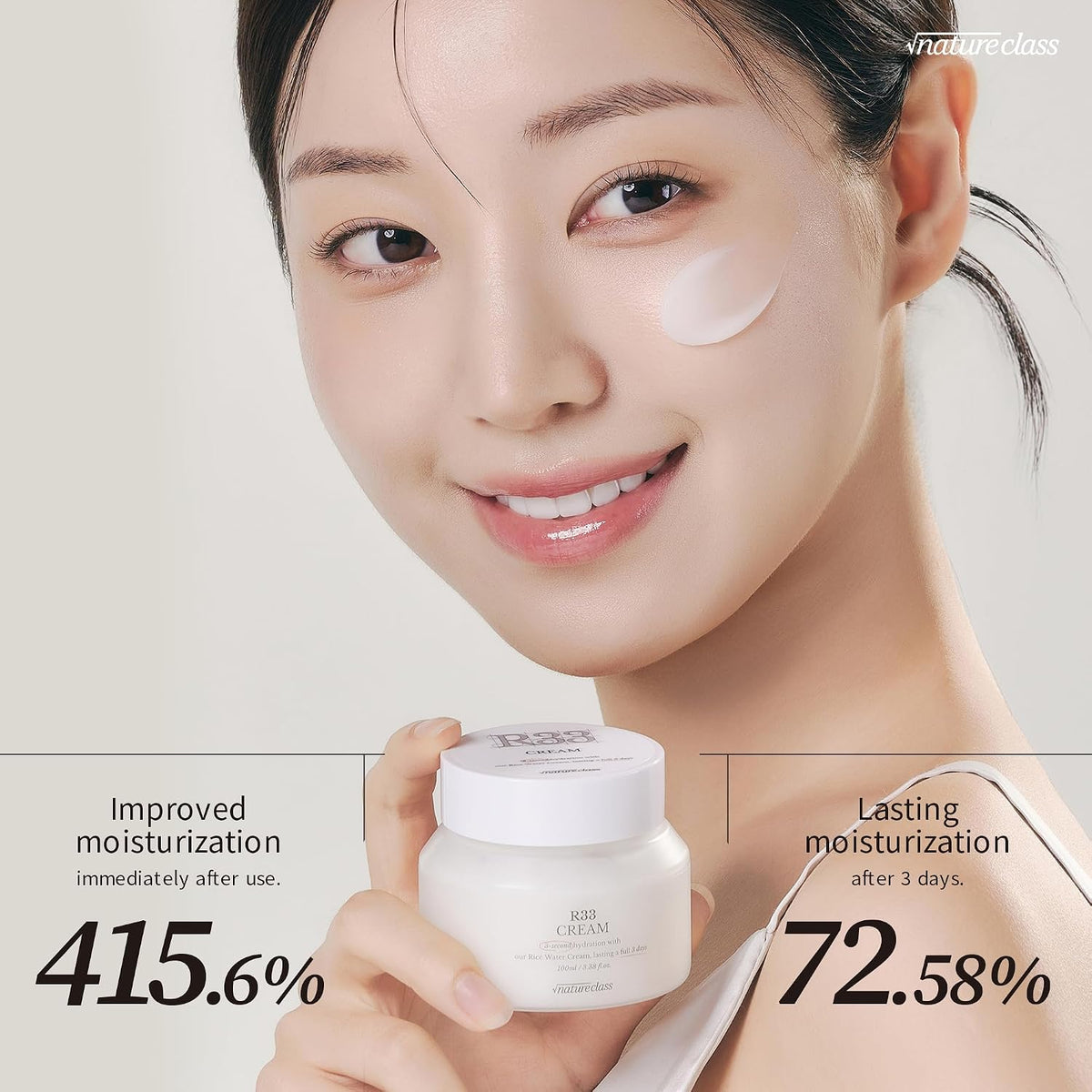 NATURECLASS R33 Korean Rice Face Moisturizer – 100ml
