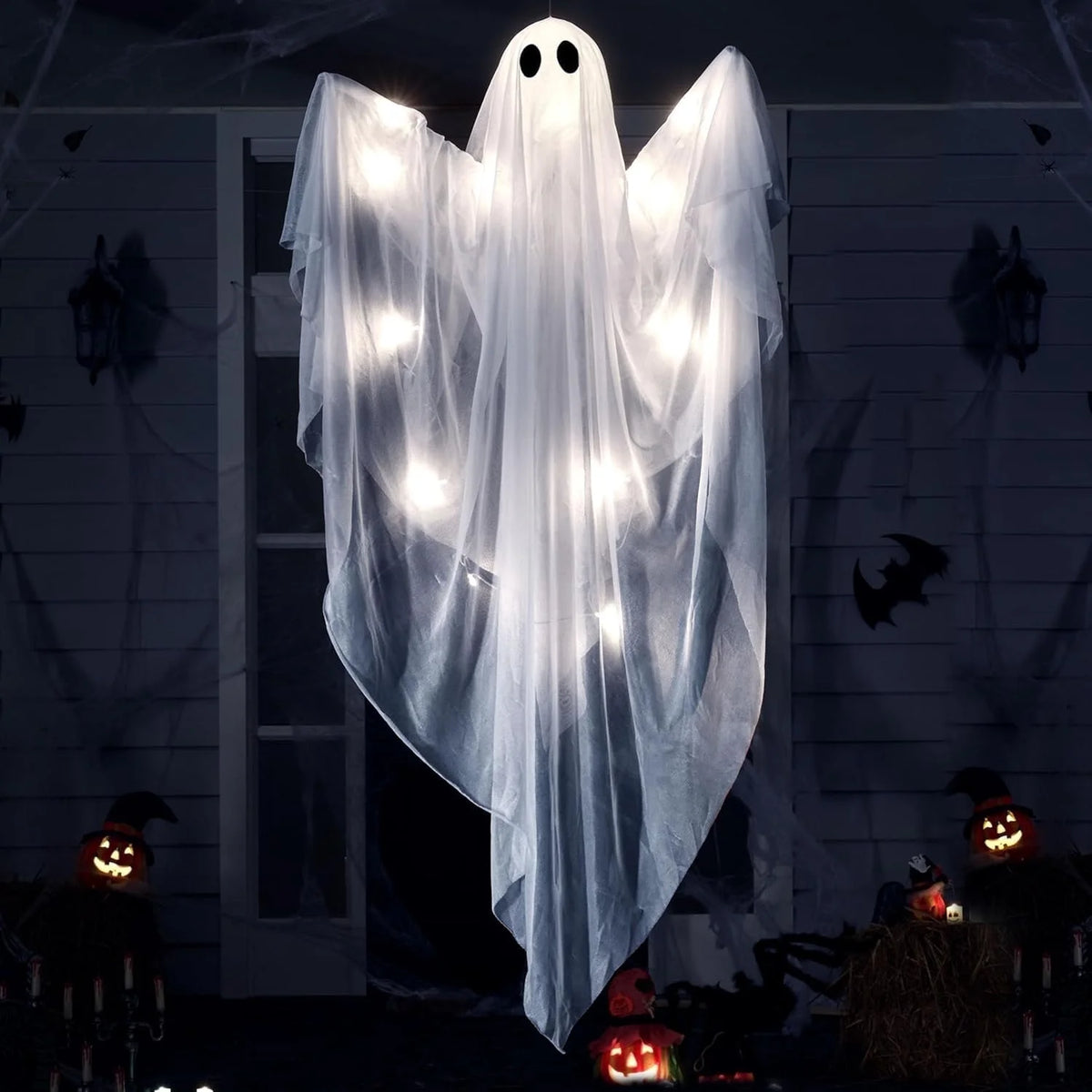 47" LED Hanging Ghost Halloween Decoration